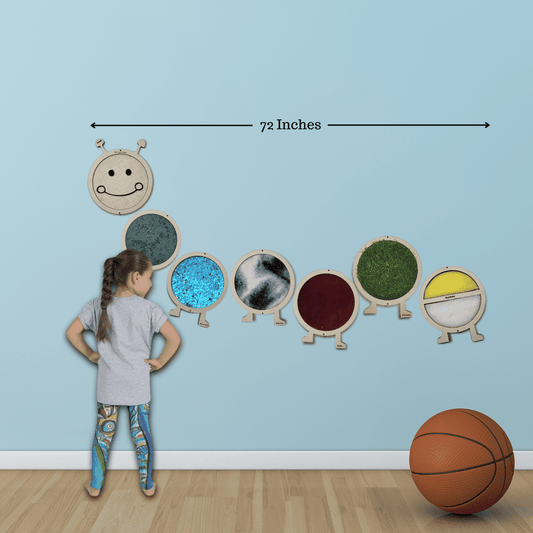 the funny mind woolly sensory wall art
